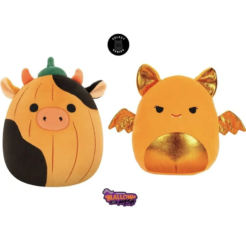 NWT Set of Two Halloween Squishmallows - Picture 1 of 11